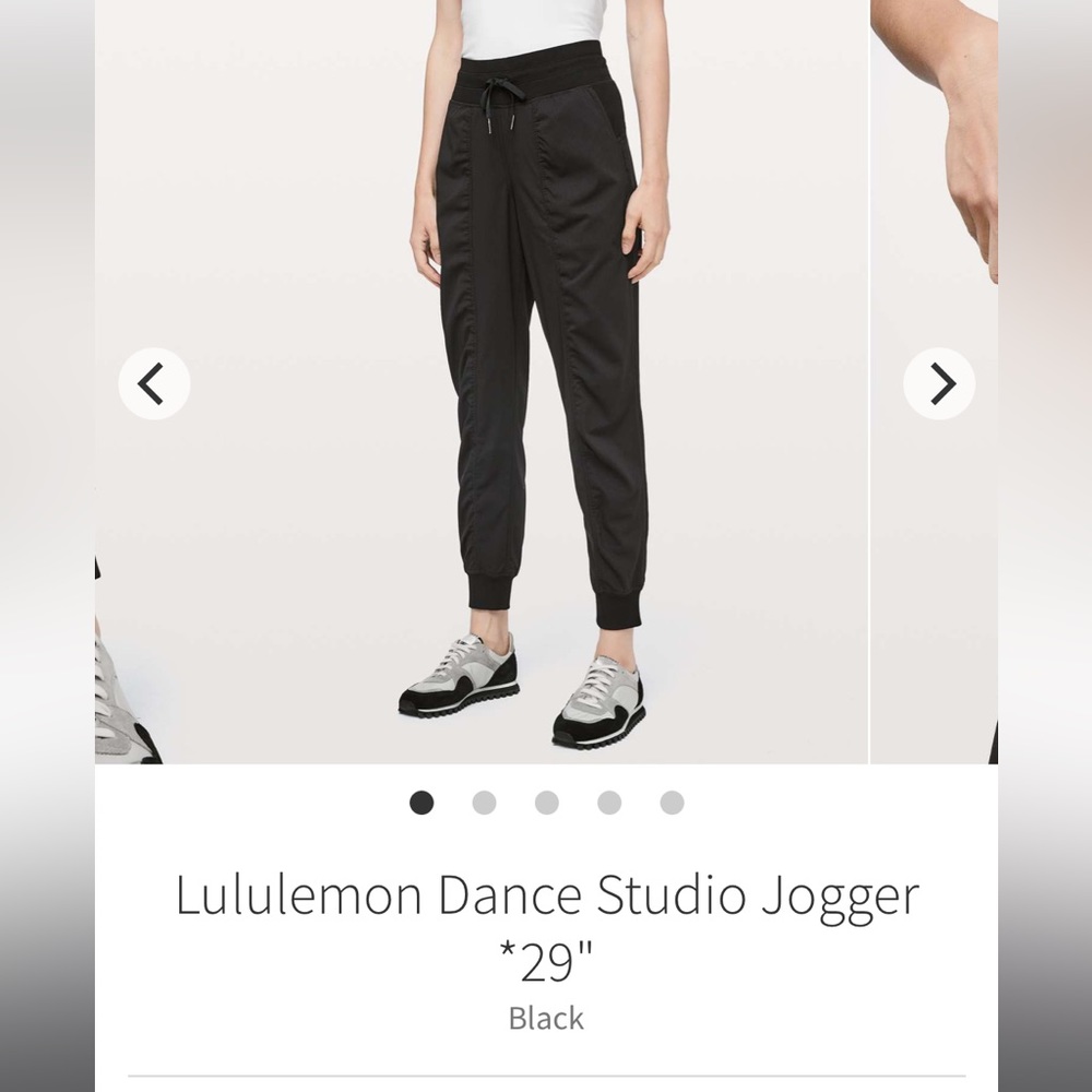 Lululemon Dance Studio Jogger
*29"
Black. Size 4. EUC - Picture 1 of 13